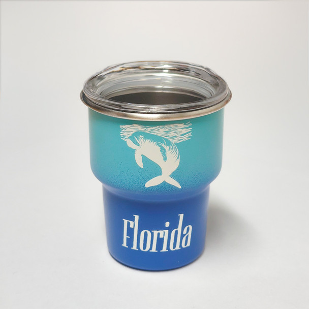25 Metal Shot Glass Manatee FL