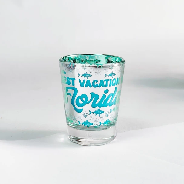 36 Glass Vacation Shot Glass FL