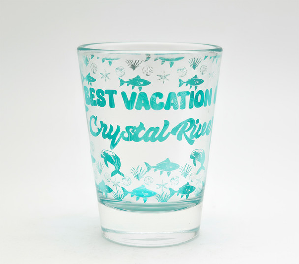 36 Glass Vacation Shot Glass CR