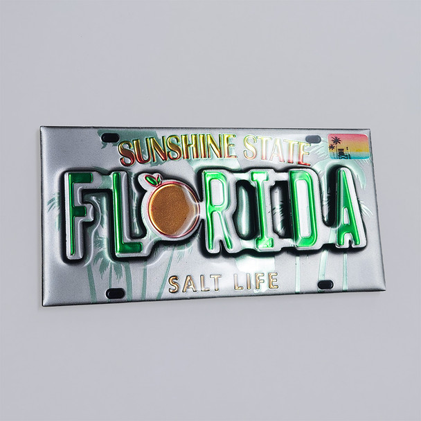 5248 Large Foil magnet Florida Plate