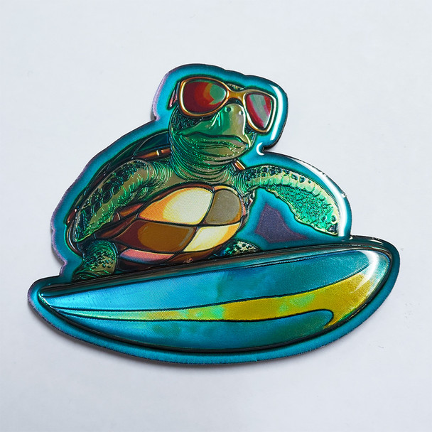 5290 Turtle Cool Guy MDF Magnet