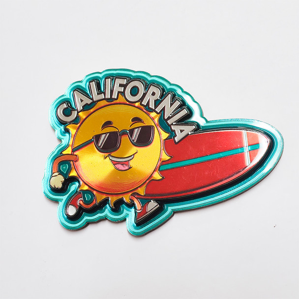 5296 Cool Guy California MDF Foil Magnet