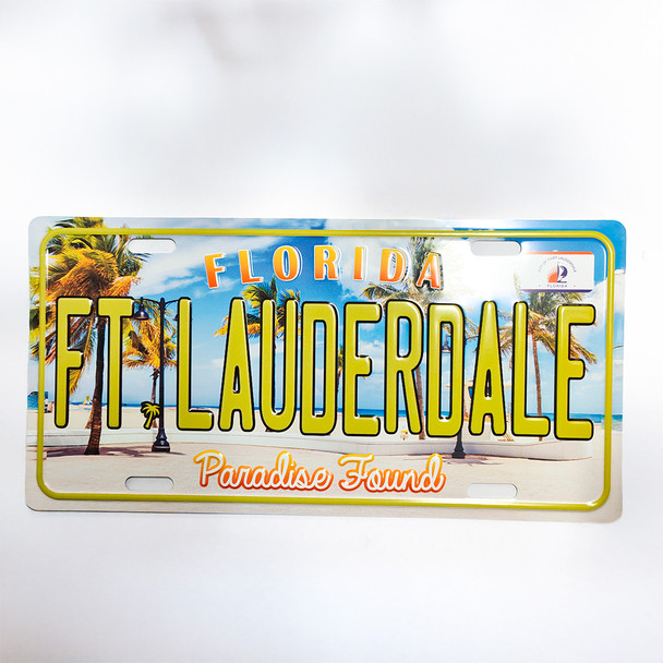 T008 License Plate Fort Lauderdale