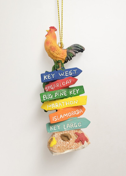 Key West Signs Ornament