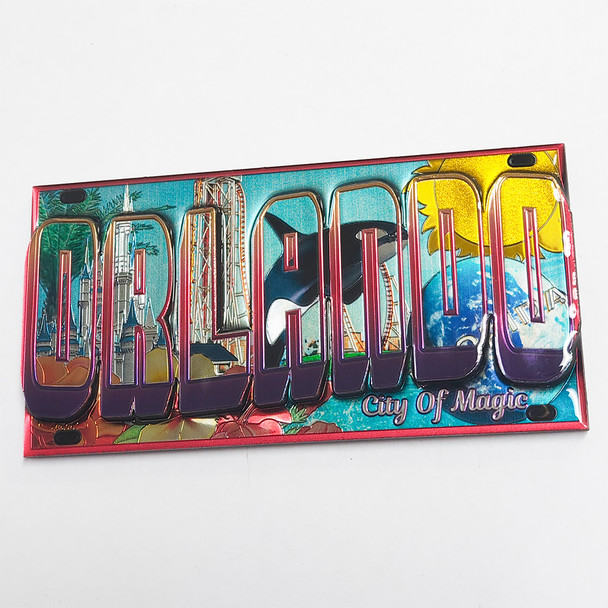 FD5255 Large Foil Magnet Orlando
