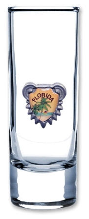 Glass Shooter w/ Shield Emblem 4"