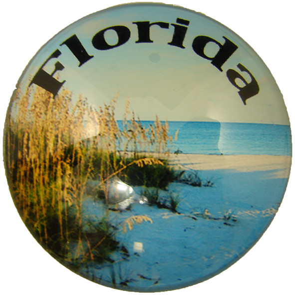 Glass Magnet Flamingo