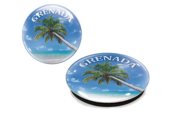 Grenada Palm G1000-92 Glass Magnet 50mm