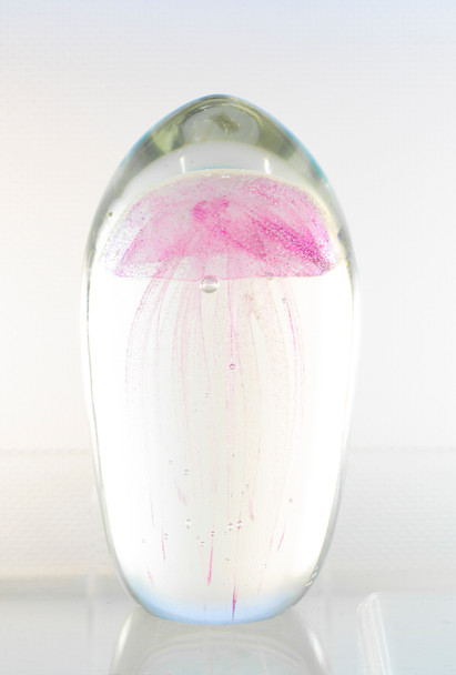 Glass Jellyfish 6 1/2?Pink