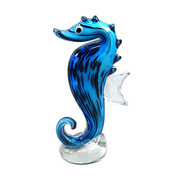Glass Seahorse Blue 5 1/2?