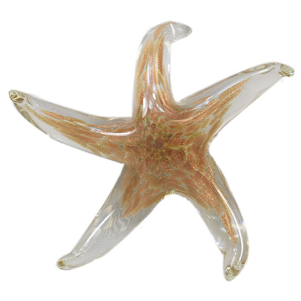Glass Starfish Brown 6"
