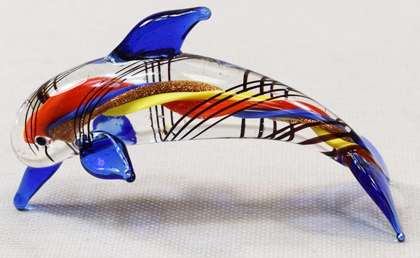 Glass Dolphin Mini 3 1/4?