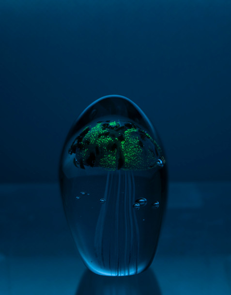 Light Pink Glass Jellyfish 4 1/4?
