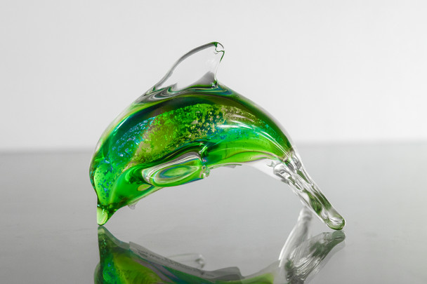 Multi-Color Glass Dolphin 3 1/2?