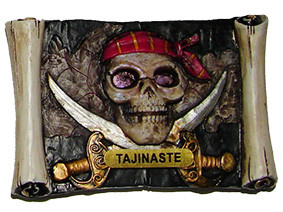 Pirate Stamp Magnet 2 3/4"