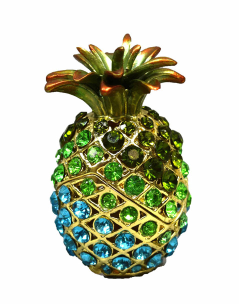 Jeweled Pineapple Box 2 1/2"
