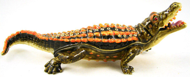 Jeweled "Gator" Box 6"