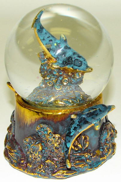 Electroplated Dolphin Globe 65mm