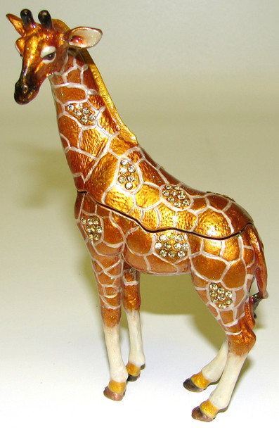 Jeweled "Giraffe" Box 5"