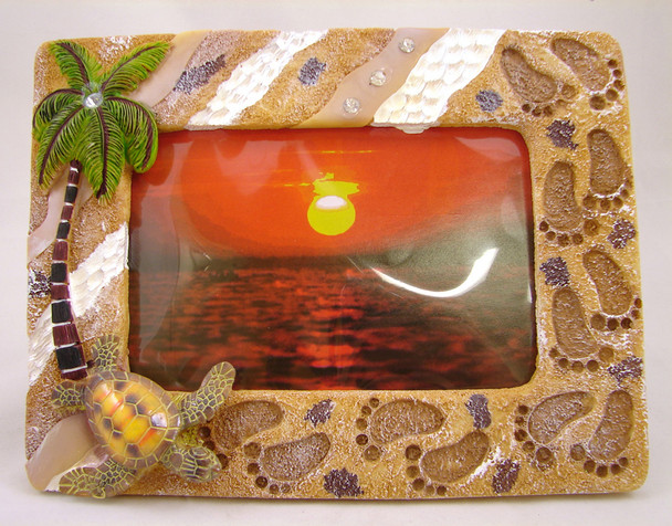 Picture Frame Palm / Footprints 3 1/4" X 5"