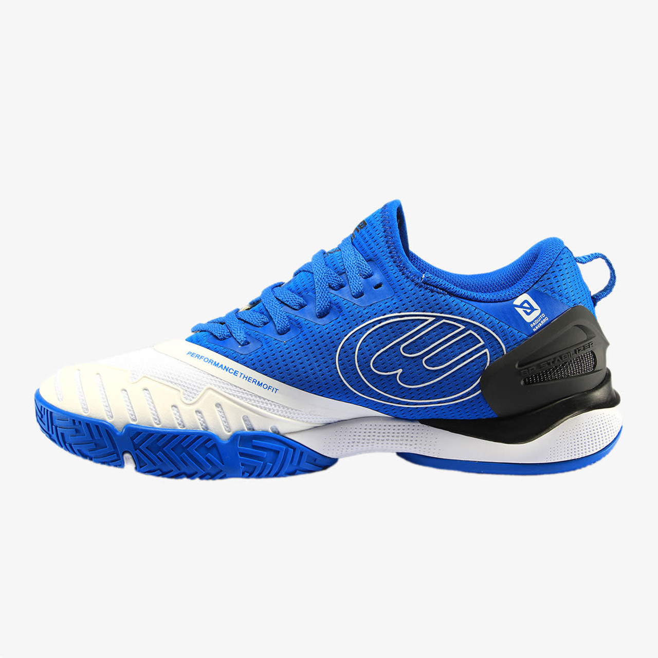 ZAPATILLA BULLPADEL HACK HYBRID FLY 22V BLANCO AZUL Conecta Store