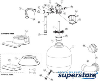 Waterway Modular Coupling Pump to Filter Complete Assembly Waterway Modular Coupling Pump to Filter Complete Assembly