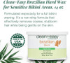 Clean + Easy Brazillian Body Hard Wax - 14oz