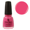 China Glaze Nail Polish Lacquer Shocking Pink - .5oz