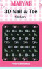 3D Nail & Toe Stickers - K03