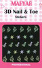 3D Nail & Toe Stickers - K13