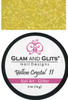 Glam & Glits Nail Art Glitter: Yellow Crystal - 1/2oz