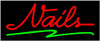 Neon Sign - Nails Italic 1