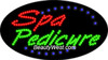 Electric Flashing & Chasing LED Sign: Spa Pedicure