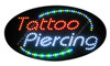 Animation & Flashing LED Sign - Tattoo & Piercing