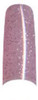 Lamour Color Nail Tips: Glitter Pink - 110ct