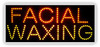 Electric LED Sign - Facial  Waxing L165