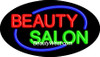 Neon Flashing Sign Beauty Salon