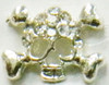 3D Rhinestones Crystal Nail Metal Charms B041