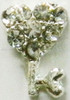 3D Rhinestones Crystal Nail Metal Charms B058