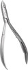 Niko Silver Cobalt Round Cuticle Nipper # 14