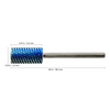 Blue Nano Coated Carbide Nail Drill Bit - 3/32" C-COARSE