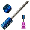 Blue Nano Coated Carbide Nail Drill Bit - 3/32" C-COARSE