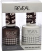 Reveal Gel Polish & Nail Lacquer Matching Duo - CHOCOLATE FOUNTAIN - .5 oz