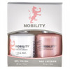 LeChat Nobility Gel Polish & Nail Lacquer Duo Set Cool Pink - .5 oz / 15 ml