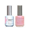 LeChat Nobility Gel Polish & Nail Lacquer Duo Set Pink Abalone - .5 oz / 15 ml