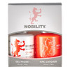 LeChat Nobility Gel Polish & Nail Lacquer Duo Set Orange - .5 oz / 15 ml
