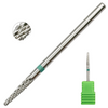 Titanium Under Nail Cleaner Safety Nail Carbide Bit (Coarse / Silver) -  3/32" Shank