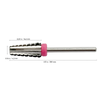 Titanium Volcano Tapered Carbide Bit - (3X COARSE / SILVER) 3/32" Shank