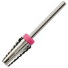 Titanium Volcano Tapered Carbide Bit - (3X COARSE / SILVER) 3/32" Shank