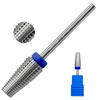 Titanium Volcano Tapered Carbide Bit - (MEDIUM / SILVER) 3/32" Shank